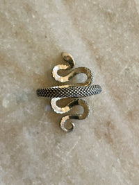 Sterling Serpent Ring