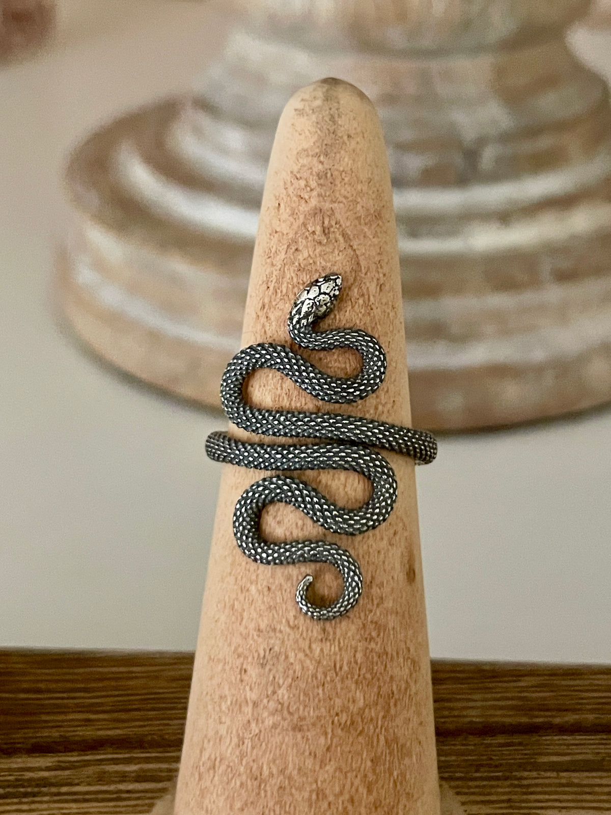 Sterling Serpent Ring