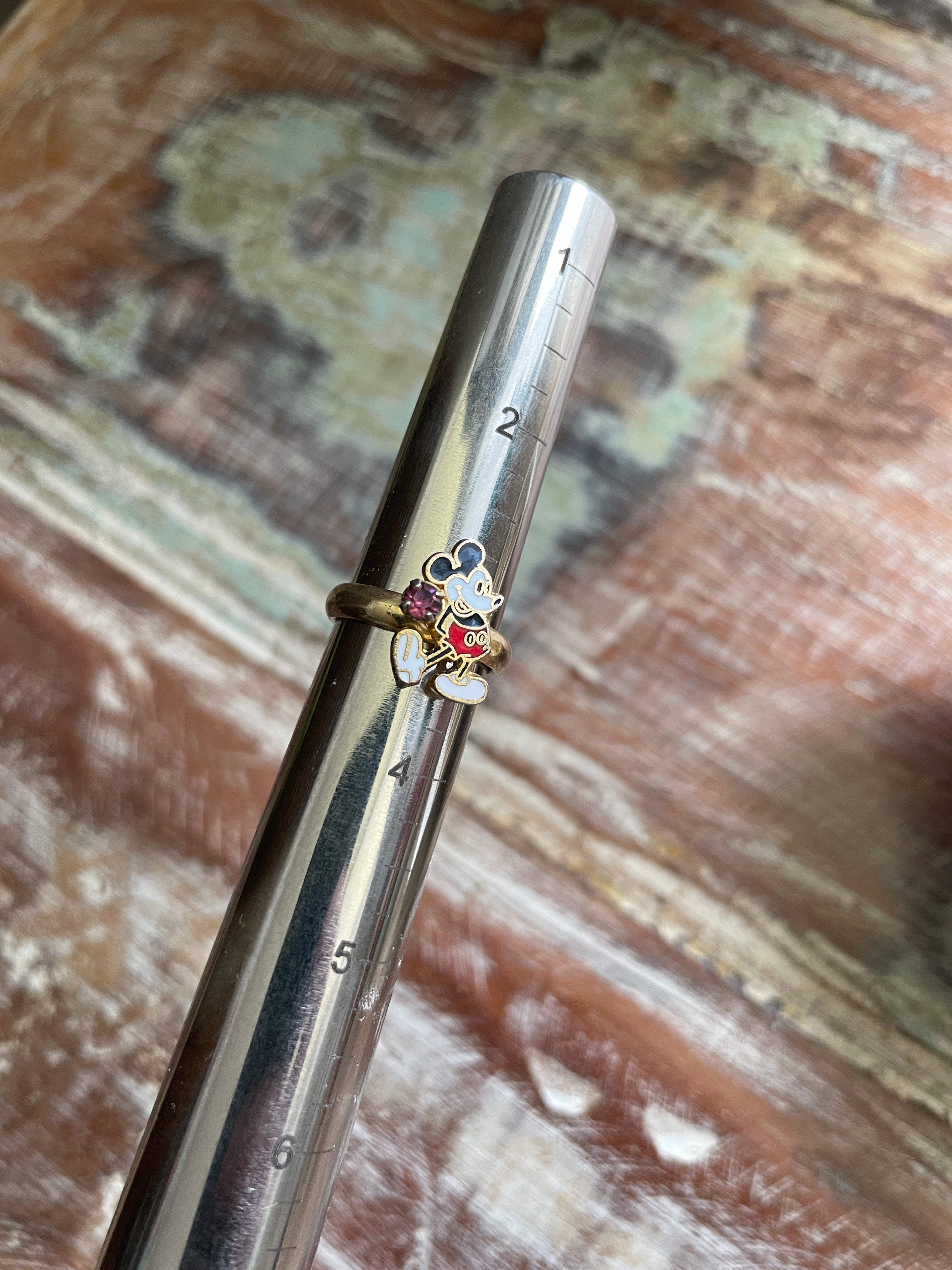 Antique mickey hot sale mouse ring