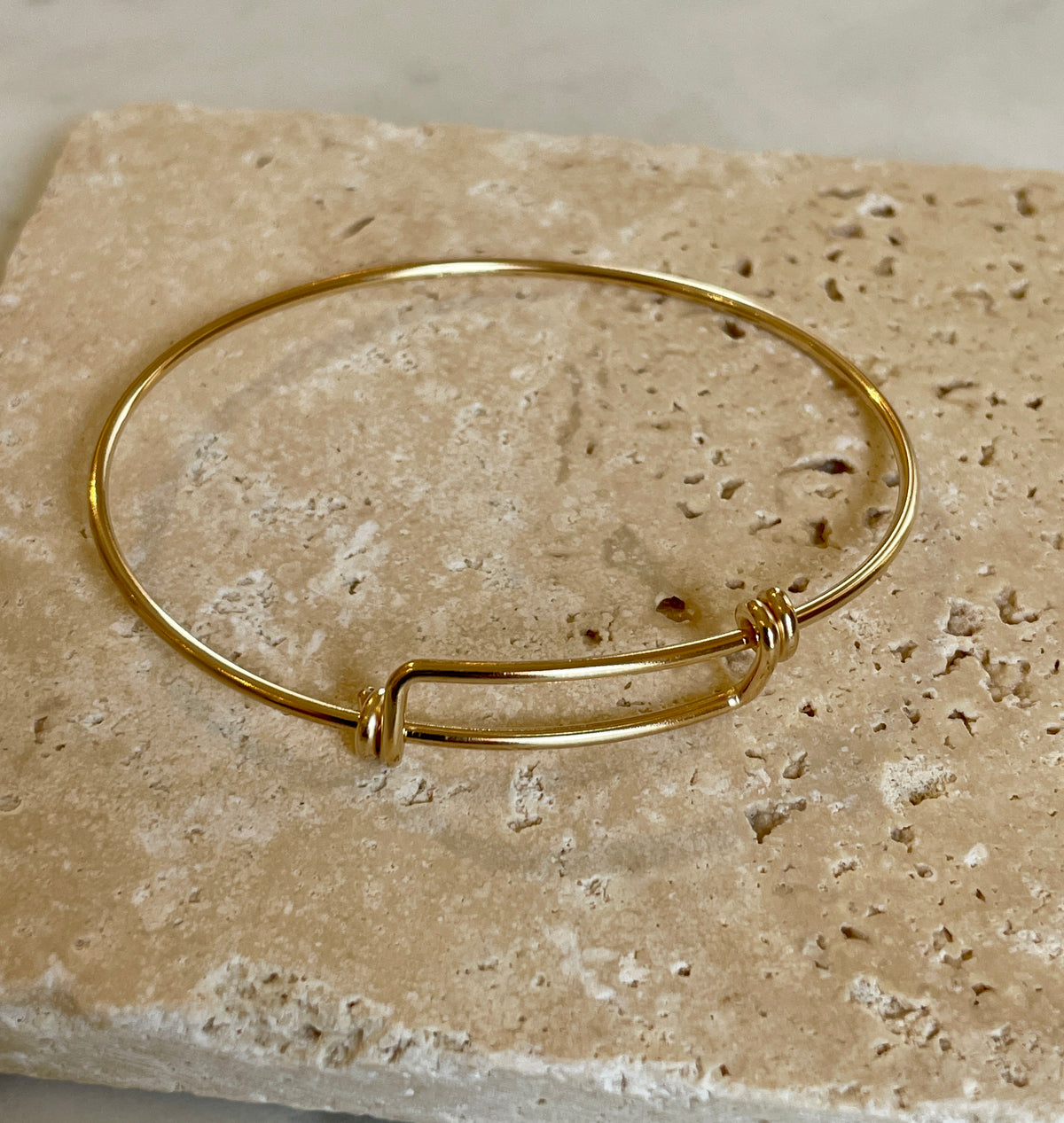 Gold Fill Expandable Bangle