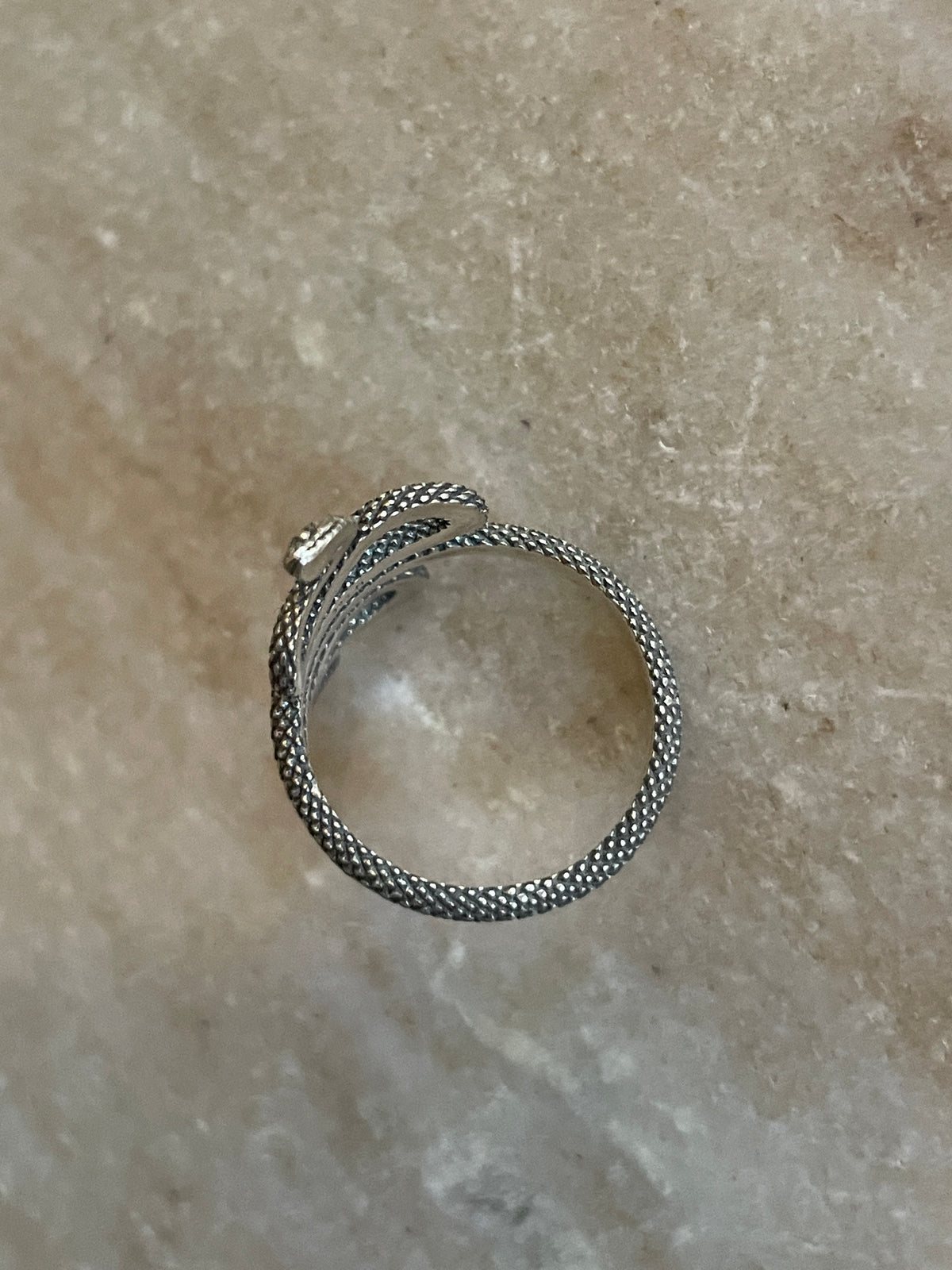 Sterling Serpent Ring