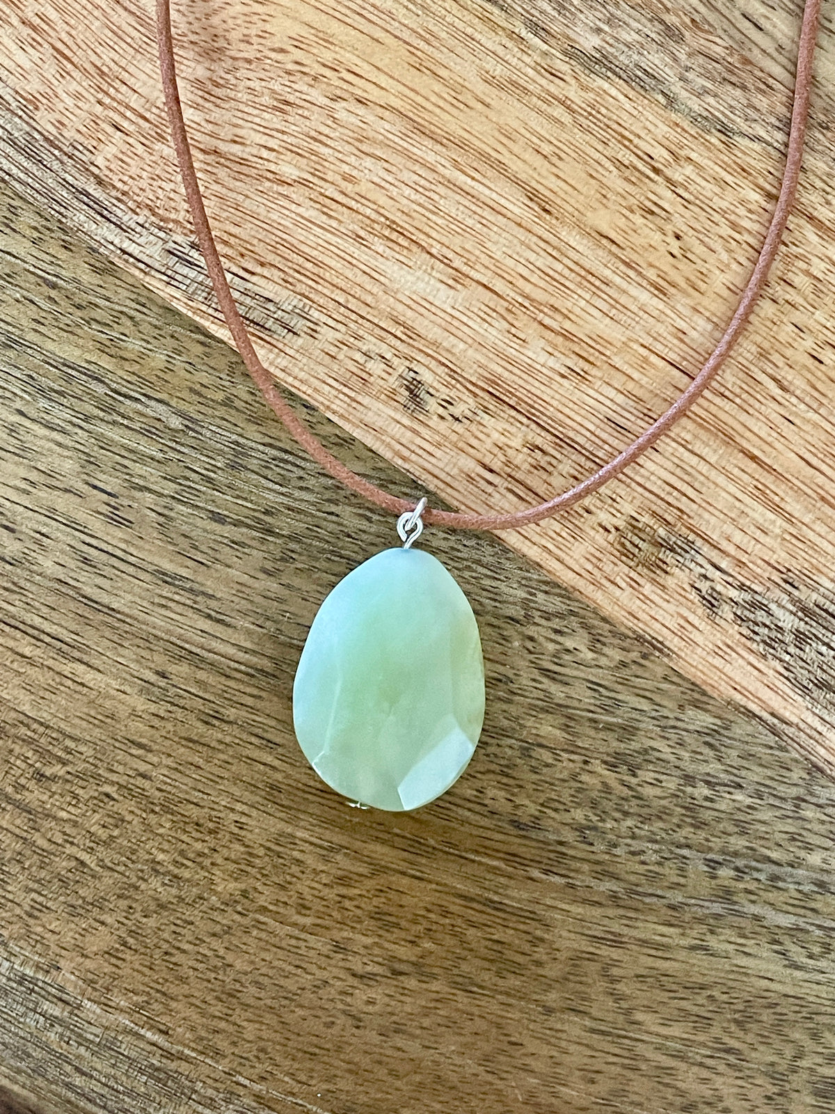 Unique Serpentine Pendant Necklace