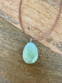 Unique Serpentine Pendant Necklace